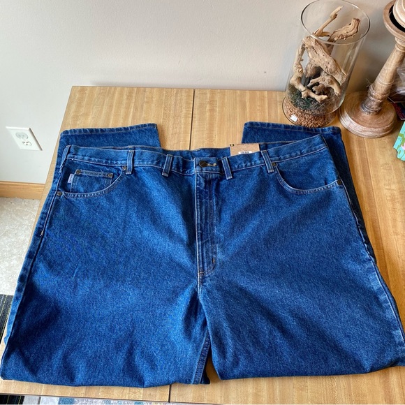 CARHARTT Jeans Denim Relaxed Fit B17 Mens Size 50 Waist 30 Length NWT - Picture 1 of 10
